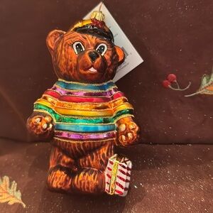 🐈‍⬛ Christopher Radko ornament “Cubby’s Rainbow”